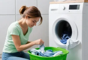 HOW TO REMOVE LINT FROM CLOTHES