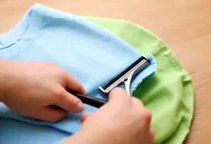 HOW TO REMOVE LINT FROM CLOTHES